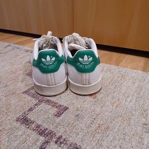 Green and White Adidas